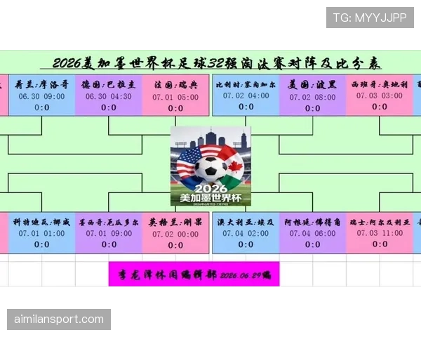2026世界杯32强比赛日程回顾：首轮淘汰赛安排整理
